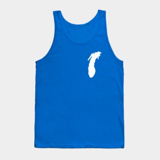 Lake Michigan • Great Lakes • Midwest is Best! Tank Top